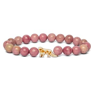 Image of ASCENT SNOW LEOPARD BRACELET - wildflowerpink (SKU: 168865375000120) Image of ASCENT SNOW LEOPARD BRACELET - wildflowerpink
